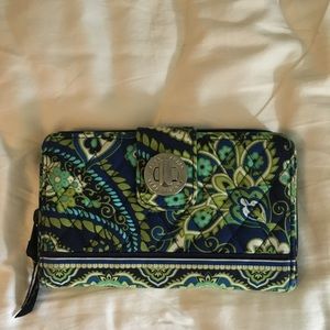 Ink Blue Pattern Wallet